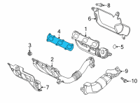 OEM 2019 Ram 1500 Classic Gasket-Exhaust Manifold Diagram - 68148177AA