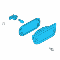 OEM 2021 Nissan NV200 Stop Lamp Assembly-High Mounting Diagram - 26590-3LM0A