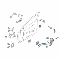 OEM 2014 Kia Optima Cable Assembly-Front Door S/L Diagram - 813912T000