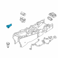 OEM 2015 Kia Sportage Power Outlet Socket Assembly Diagram - 951203U100