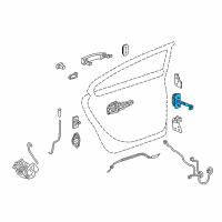 OEM 2016 Buick Regal Door Check Diagram - 13229108