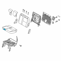 OEM 2015 Kia Sedona Pad Assembly-3RD Cushion Diagram - 89150A9070