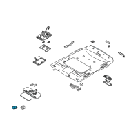 OEM Infiniti I35 Cover-SUNVISOR Diagram - 96420-AR202