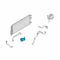 OEM 2008 Mercury Mariner Auxiliary Pump Diagram - 5M6Z-8C419-A