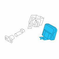 OEM Kia Borrego Back Warning Control Unit Diagram - 957002J100