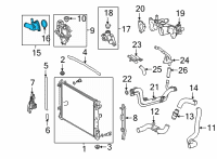 OEM Lexus LS500h Inlet Sub-Assembly, Water Diagram - 16031-31080