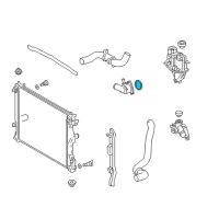 OEM 2018 Lexus LC500h Hose, Radiator, NO.1 Diagram - 16571-31400