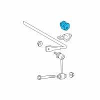 OEM 2009 Lexus IS350 Bush, Stabilizer, Rear Diagram - 48818-30180