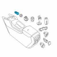 OEM 2016 Nissan Pathfinder Socket-Assembly Diagram - 25331-00Q0D