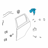 OEM Pontiac G3 Actuator Diagram - 96229551