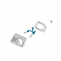 OEM Kia Optima Bulb Holder & Wiring Assembly Diagram - 924573C100