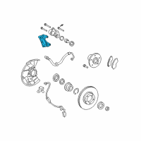 OEM Toyota Tacoma Caliper Mount Bracket Diagram - 47722-04080