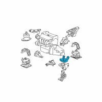 OEM 2007 Acura TSX Plate, Transmission Mount Stopper (Upper) Diagram - 50875-SEA-E02