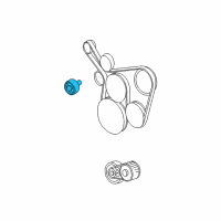 OEM Jeep Grand Cherokee Pulley-Idler Diagram - 4854092AC