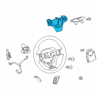OEM 2016 Toyota Camry Switch Assembly Diagram - 84250-06580