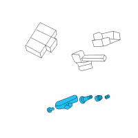 OEM 2009 Cadillac STS Tire Pressure Sensor Diagram - 25740352