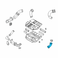 OEM 2020 BMW X4 CHARGE AIR INDUCTION TRACT Diagram - 13-71-8-054-843