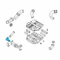 OEM 2022 BMW M4 CHARGE AIR PIPE FOR CYLINDER Diagram - 13-71-8-089-754