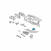 OEM Honda Fit Switch Assy., Heater Fan Diagram - 79570-SAA-003