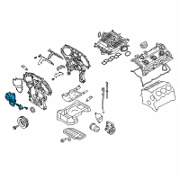 OEM 2015 Infiniti Q40 Cover Assy-Cam Sprocket, Vtc Diagram - 13040-EY05A