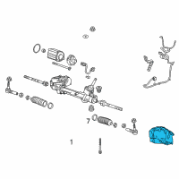 OEM 2015 Buick LaCrosse Heat Shield Diagram - 22918341