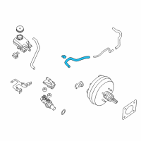 OEM 2016 Nissan Murano Hose-Brake Booster Diagram - 47471-5AA0A