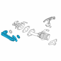 OEM Toyota Avalon EGR Pipe Diagram - 25601-F0020