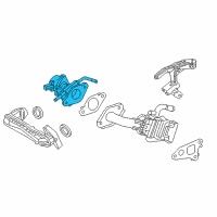 OEM 2020 Toyota Camry EGR Valve Diagram - 25620-25020