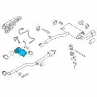 OEM 2014 BMW X3 Catalytic Converter Diagram - 18-32-8-603-873