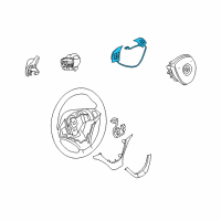 OEM 2014 BMW X6 Multifunct Steering Wheel Switch Diagram - 61-31-9-239-909