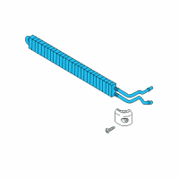 OEM 2010 BMW X5 Power Steering Oil Cooler Diagram - 17-21-7-601-738