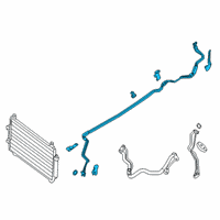 OEM Nissan Pipe - Cooler Diagram - 92460-3JA0C