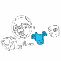 OEM 2019 Toyota Prius AWD-e Multifunction Switch Diagram - 84250-47601-C3