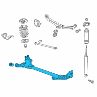 OEM 2017 Buick Verano Axle Beam Diagram - 13319413