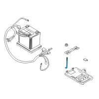 OEM 2001 Chevrolet Tracker Bolt, Battery L:197 (On Esn) Diagram - 91177598