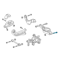 OEM 2022 Lexus UX250h Control Arm Bolt Diagram - 9011912426