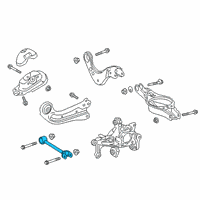 OEM 2019 Lexus ES350 Lateral Link Diagram - 4871033160