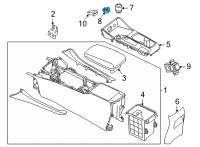 OEM 2020 Nissan Sentra Switch Assy-Ignition Diagram - 25150-6LA0C