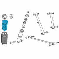 OEM 2020 Ram 1500 Rear Coil Spring Diagram - 68262686AB