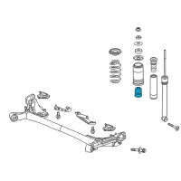 OEM 2019 Honda HR-V Damper MT Comp, RR Diagram - 52670-T7W-A01