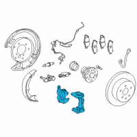 OEM 2021 Lexus IS350 Cylinder Assembly, RR Di Diagram - 47830-30460