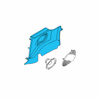 OEM 2001 Chrysler Sebring Panel-Quarter Trim Diagram - SP40WL5AD