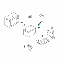 OEM Infiniti QX50 Cable Assy-Battery Earth Diagram - 24083-5NA0A