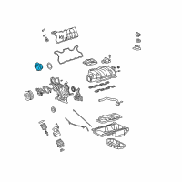 OEM Lexus GS460 Motor Assembly, Cam Timing Diagram - 130A0-38030