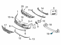 OEM 2022 Hyundai Venue Bolt Diagram - 11453-08246-B