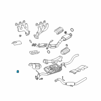 OEM 2004 Ford Explorer Exhaust Pipe Insulator Diagram - 1L2Z-5A262-DA