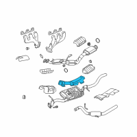 OEM 2004 Lincoln Aviator Exhaust Heat Shield Diagram - 3L2Z-5G220-AA