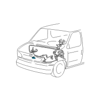 OEM 2004 Ford E-350 Super Duty Front Sensor Diagram - 6C2Z-14B004-AA