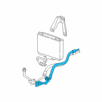 OEM 1997 Chevrolet C3500 Outlet Hose Diagram - 15104803