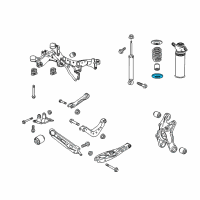 OEM 2018 GMC Terrain Lower Insulator Diagram - 23476272